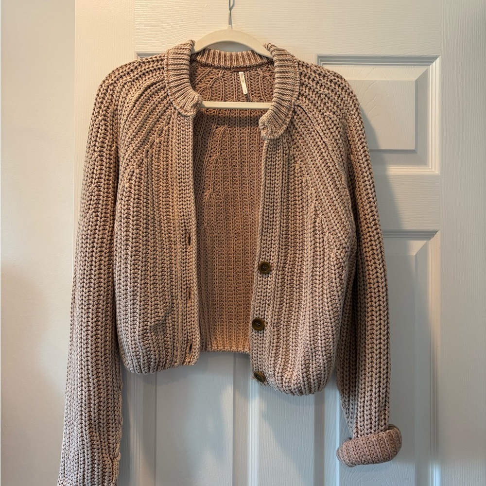 Free People Slouchy Cardigan Sweater